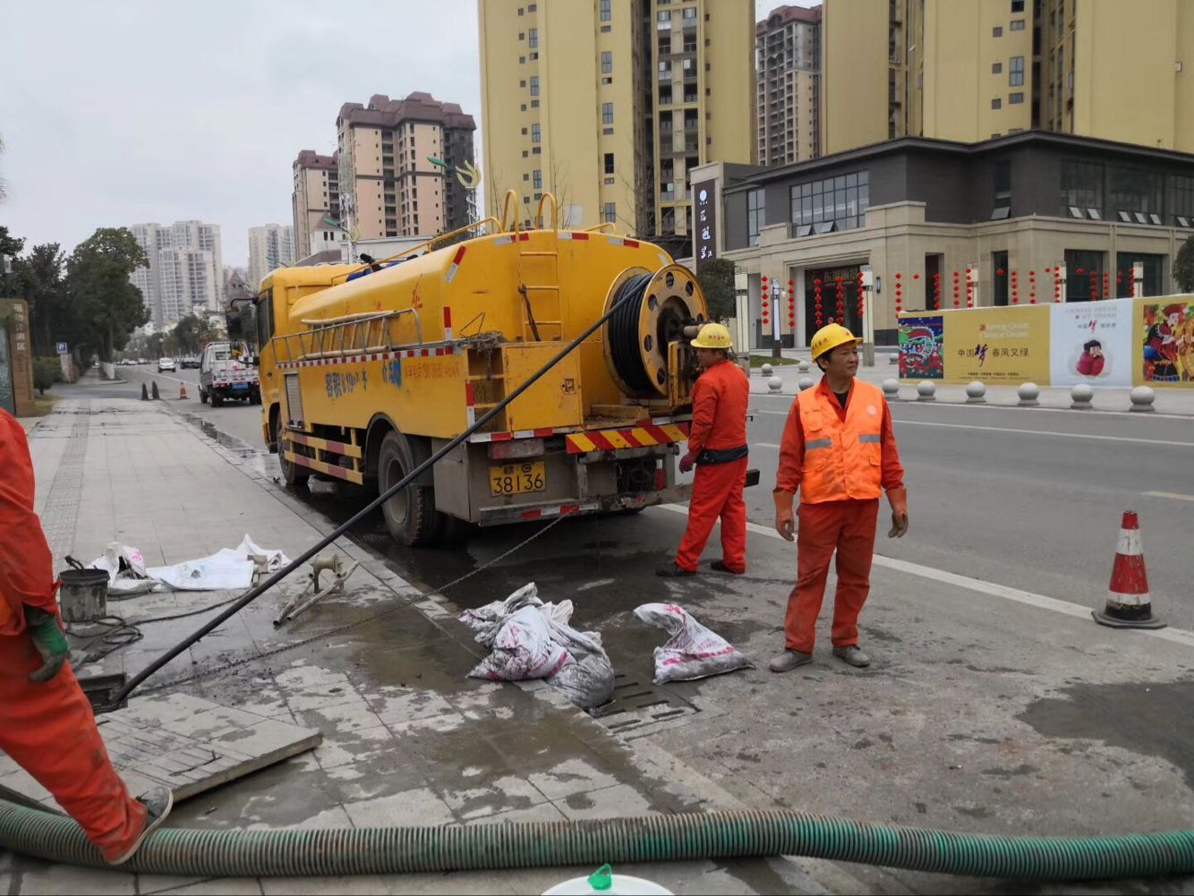 青羊排污管道清淤-管道清洗
